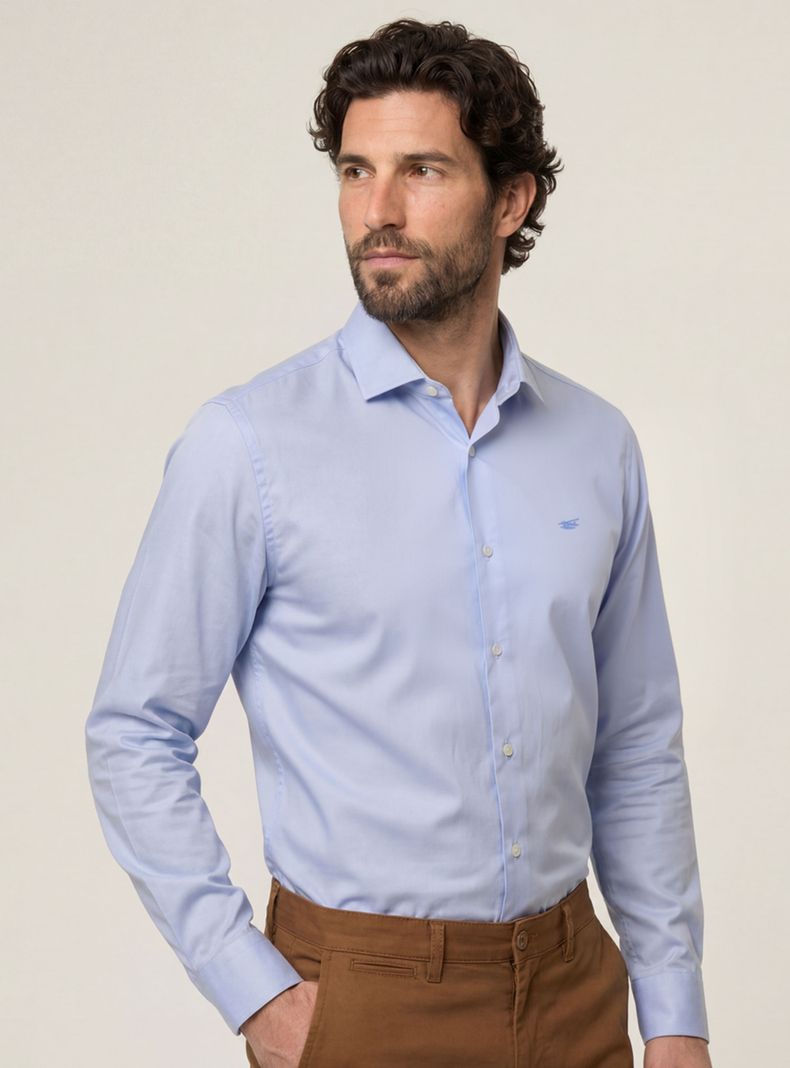 Camisa Dublin New Manga Larga Botones