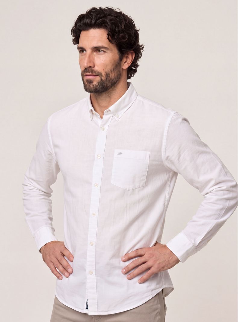 Camisa Manga Larga Sport Lino