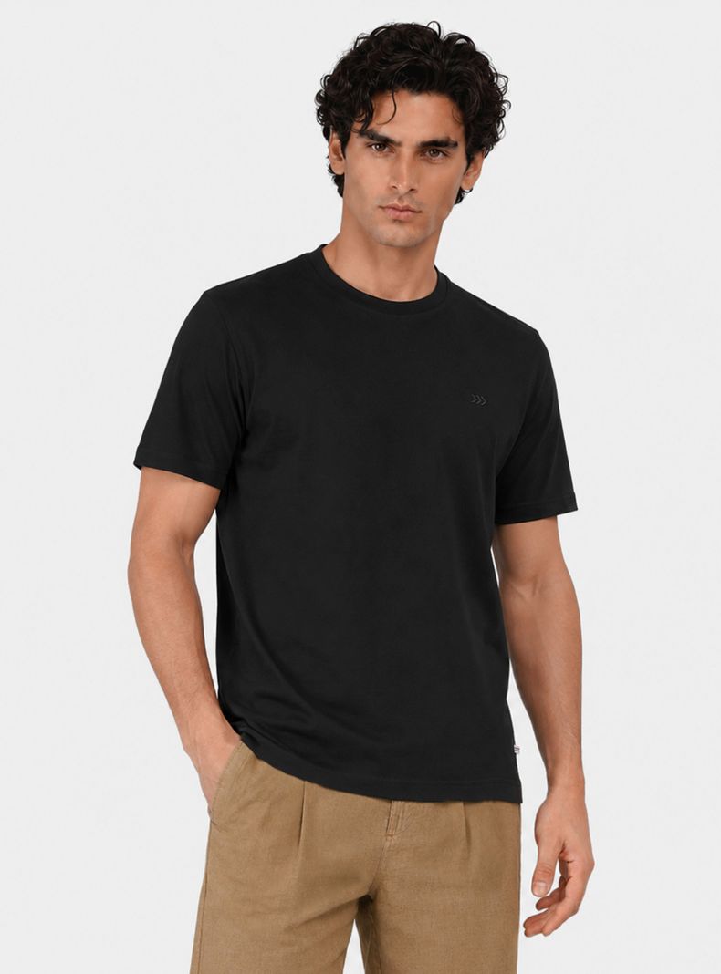 Polera Cuello Redondo Manga Corto