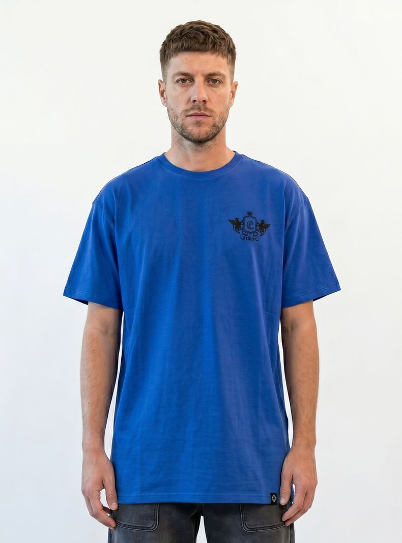 Polera Relaxed Fit Silicone Wash Royal