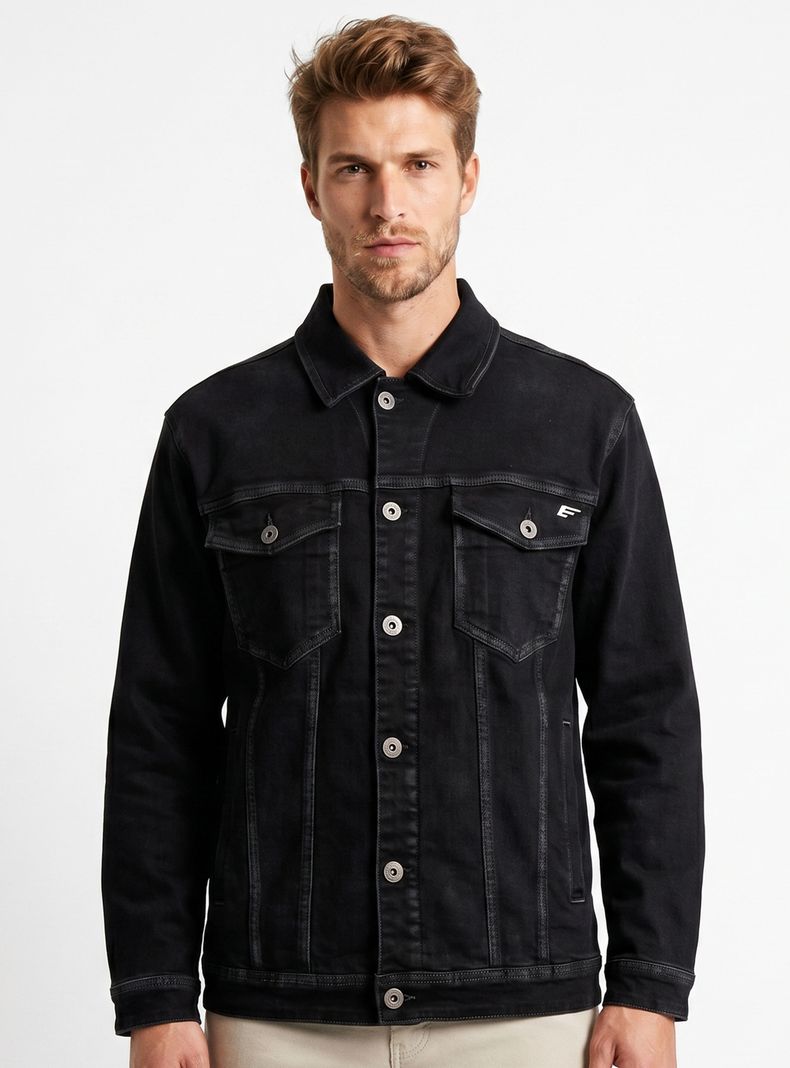 Chaqueta New Trucker Denim Emboss