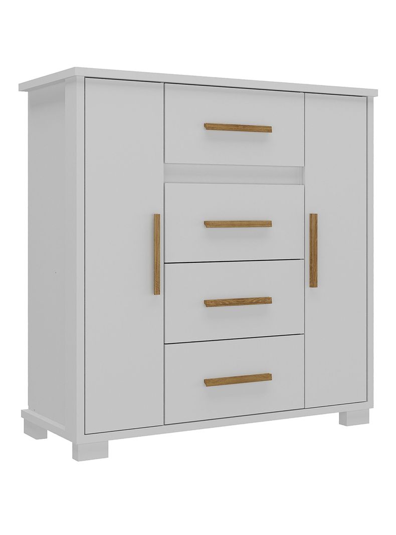 Cómoda 2 Puertas 4 Cajones Kyra