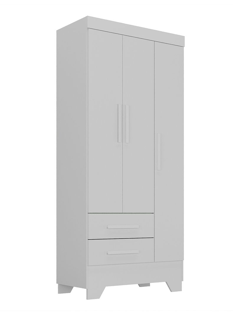 Clóset 3 Puertas 2 Cajones Adoleta 180x81.7x40 cm