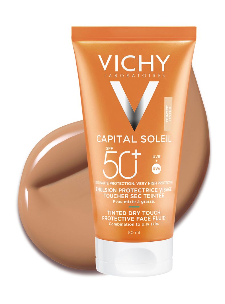 Protector Vichy Solar Ideal Soleil Toque Seco Spf 50 50 ml Vichy