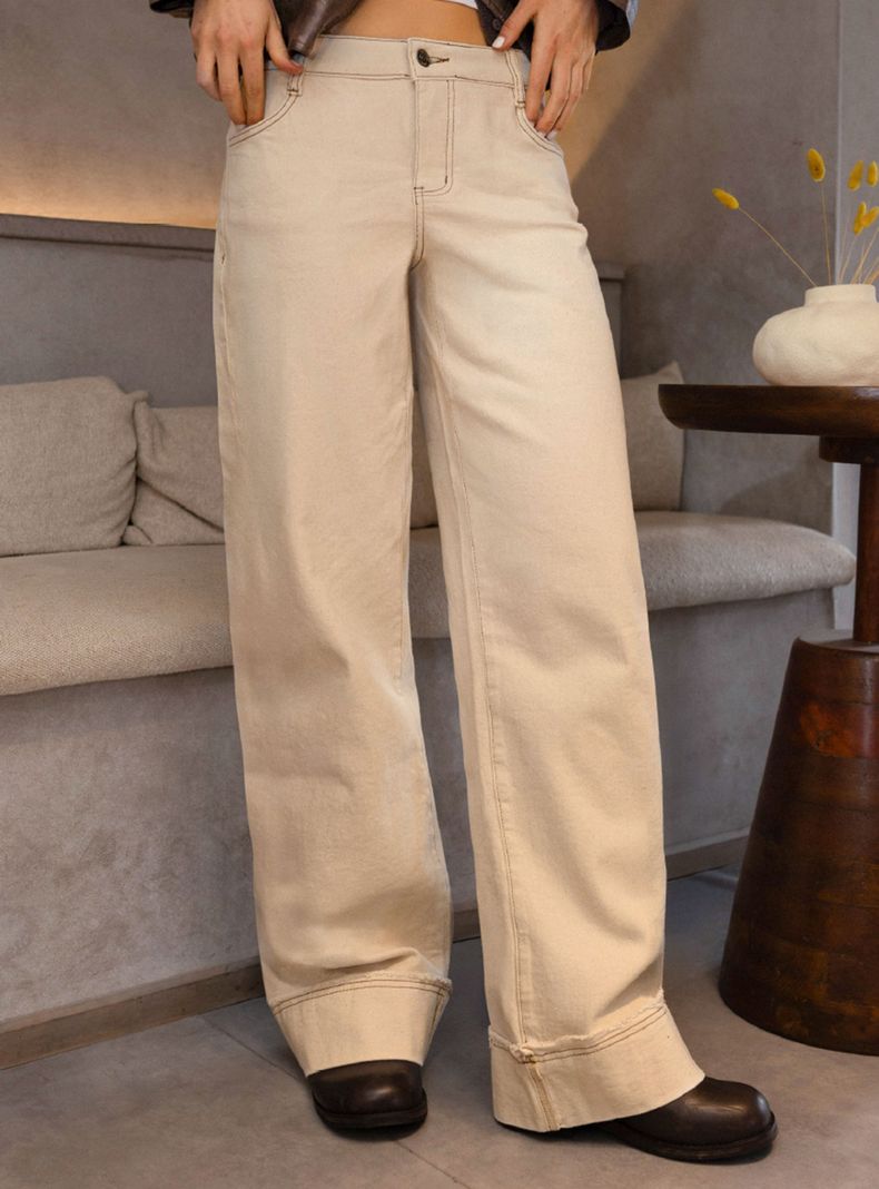 Pantalón Sun Ecru