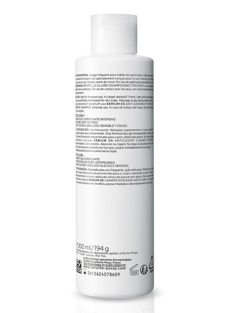 Shampoo Caspa Kerium Grasa 200ml-1