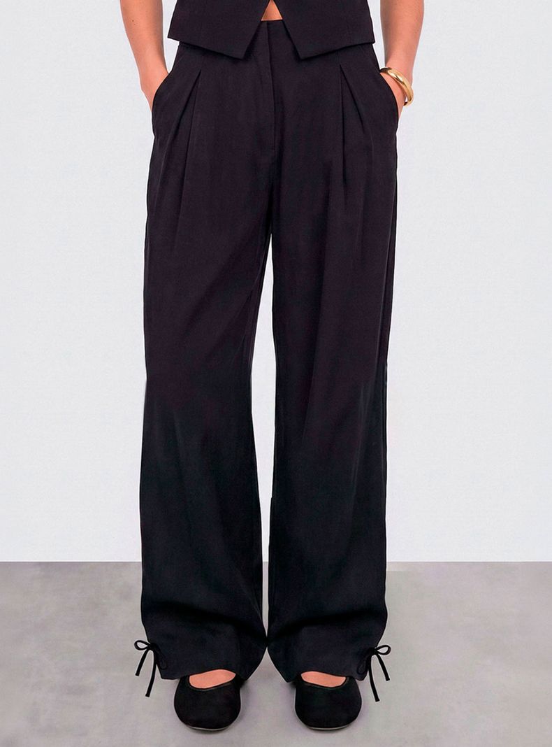 Pantalón Sastrero Tencel Black