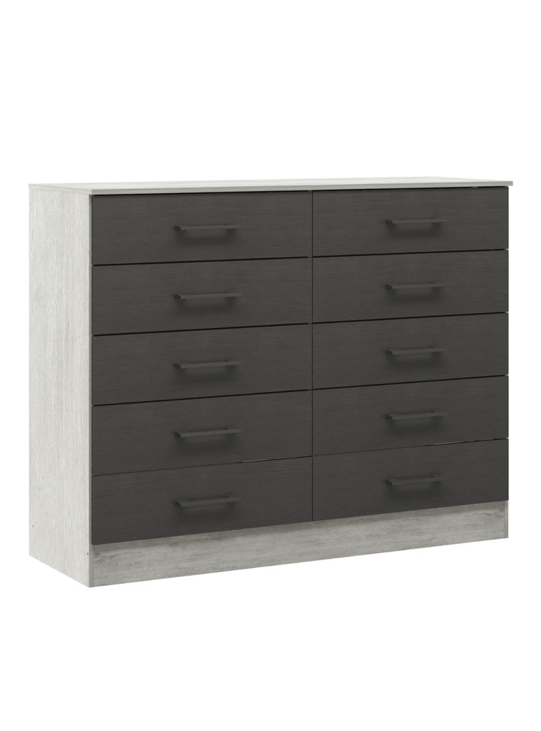 Cómoda 10 Cajones Teka/Cinza