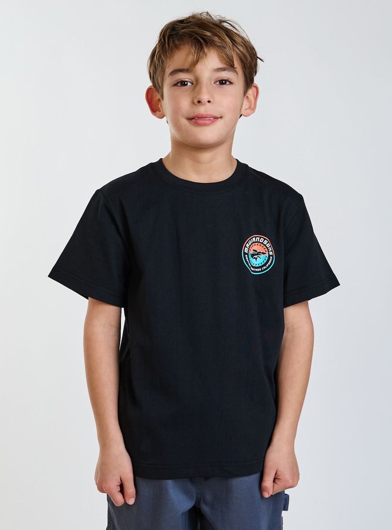 Polera Estampado Gráfica Shark
