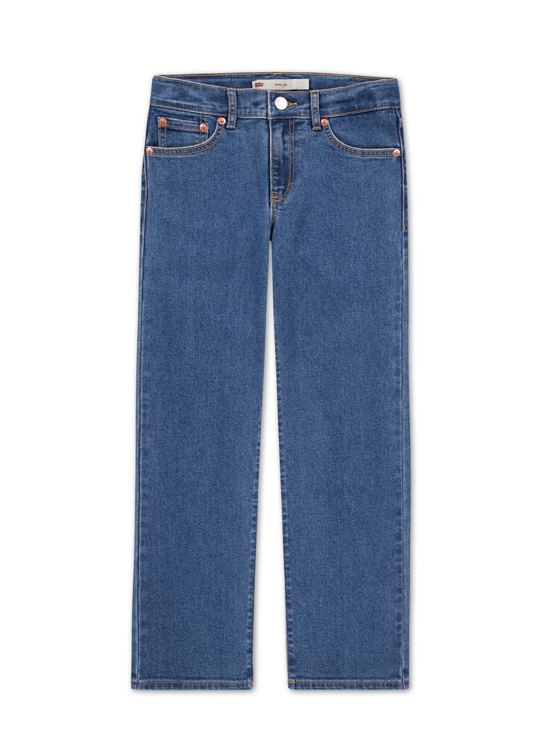 Jeans Wide Leg Tiro Alto Niña