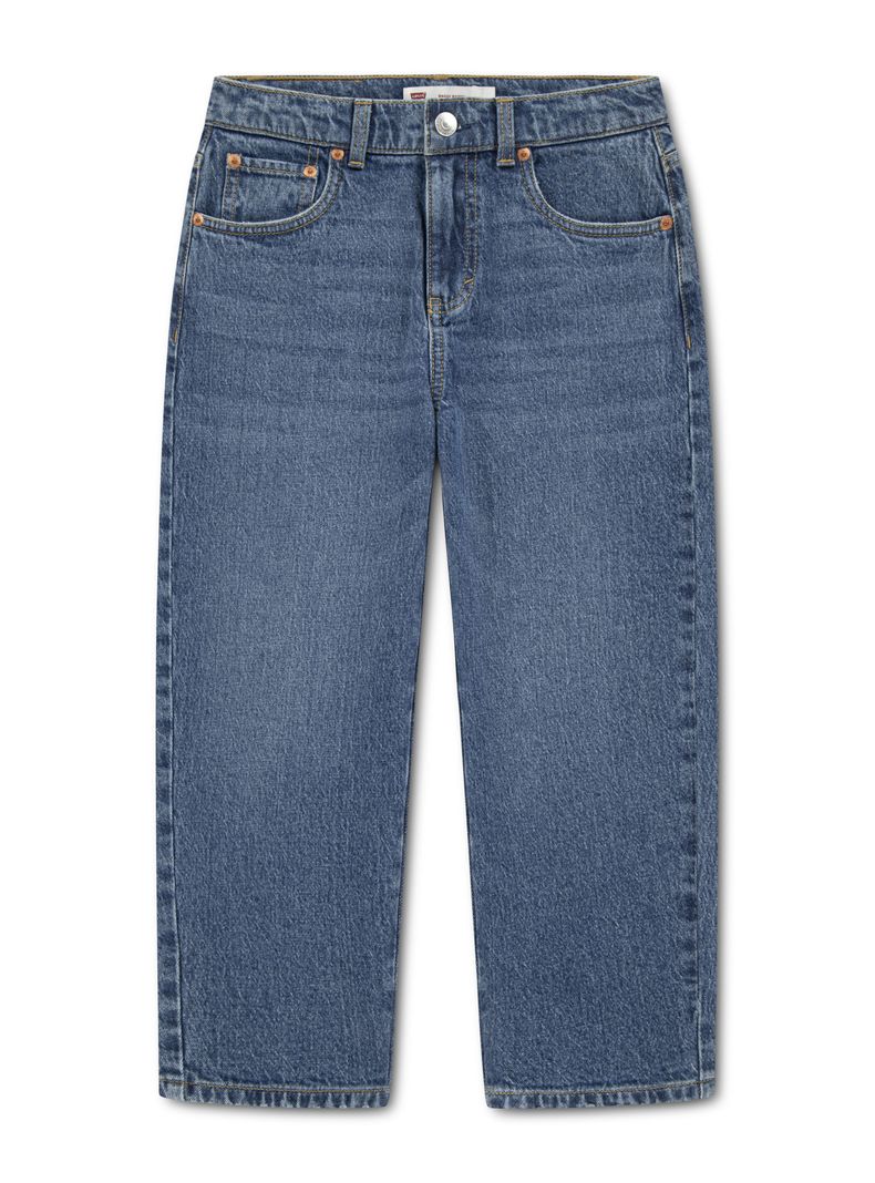 Jeans Clásico Baggy Tiro Alto Niña