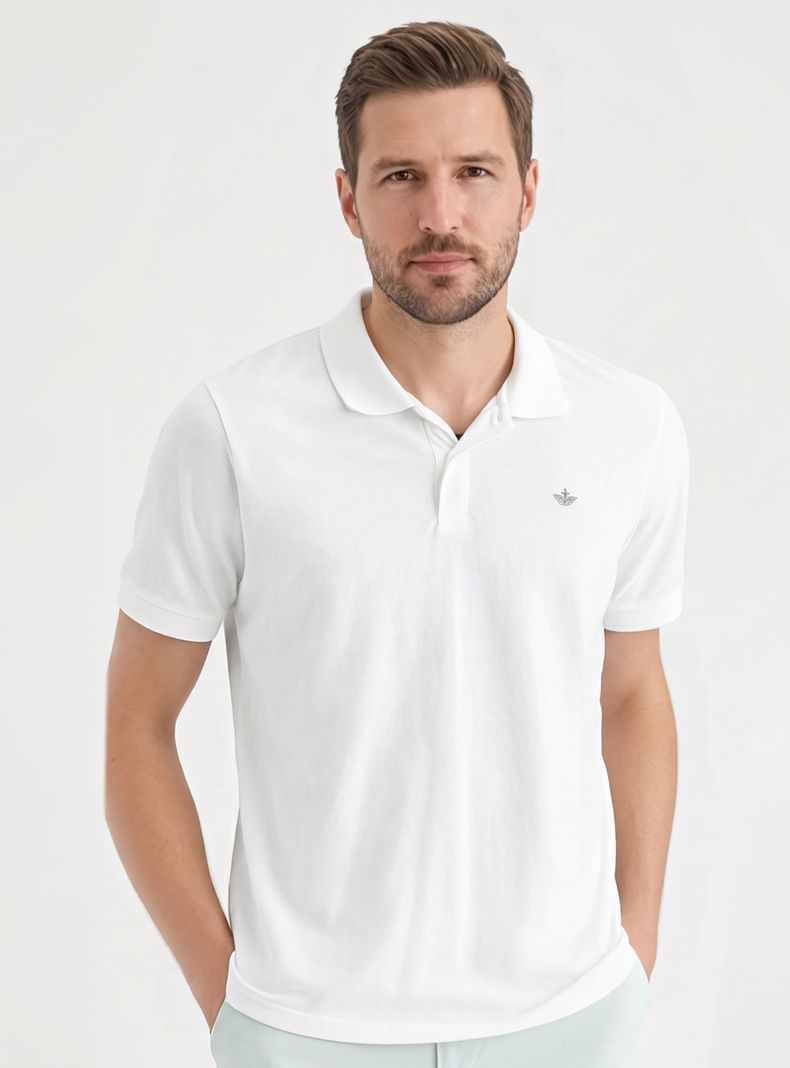 Polera Manga Corta Cuello Pique