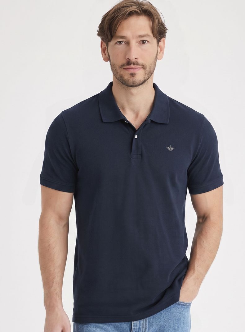 Polera Manga Corta Pique Polo Regular