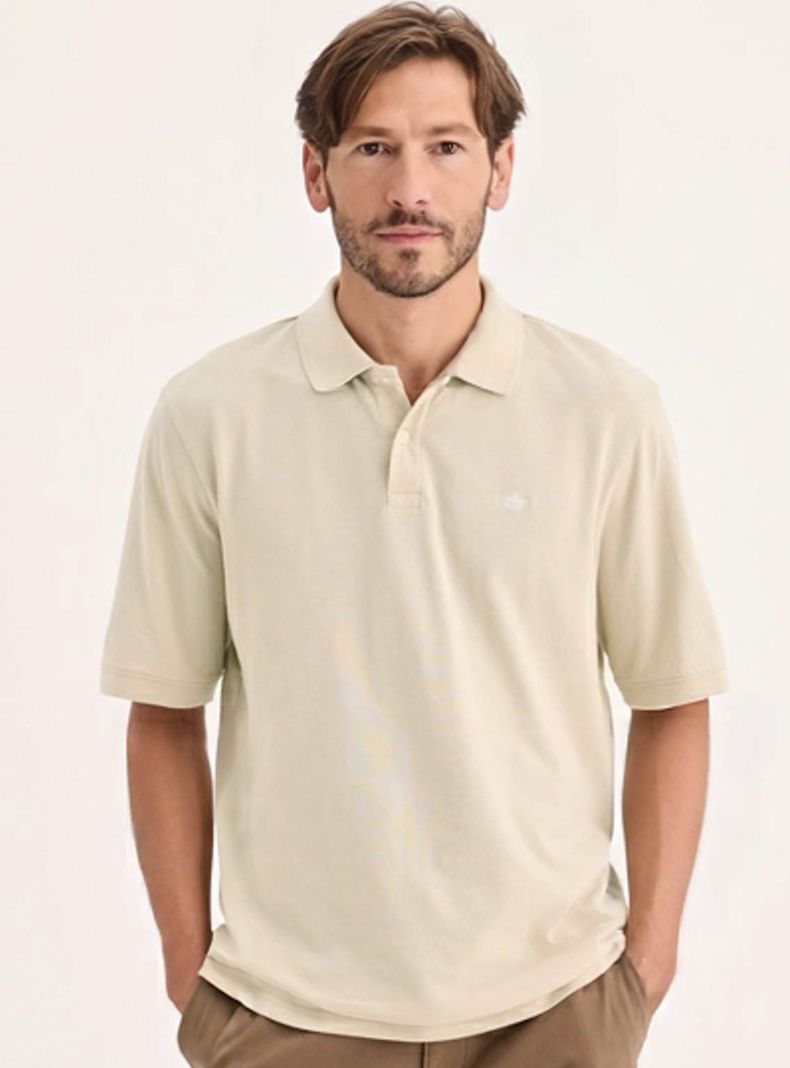 Polera Pique Polo Regular Manga Corta