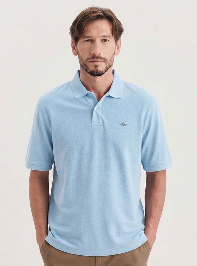 Polera Manga Corta Pique Polo Regular Dkr