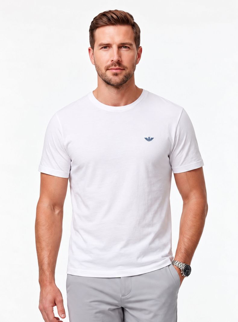 Polera Logo Wing And Anchor Manga Corta Dkr