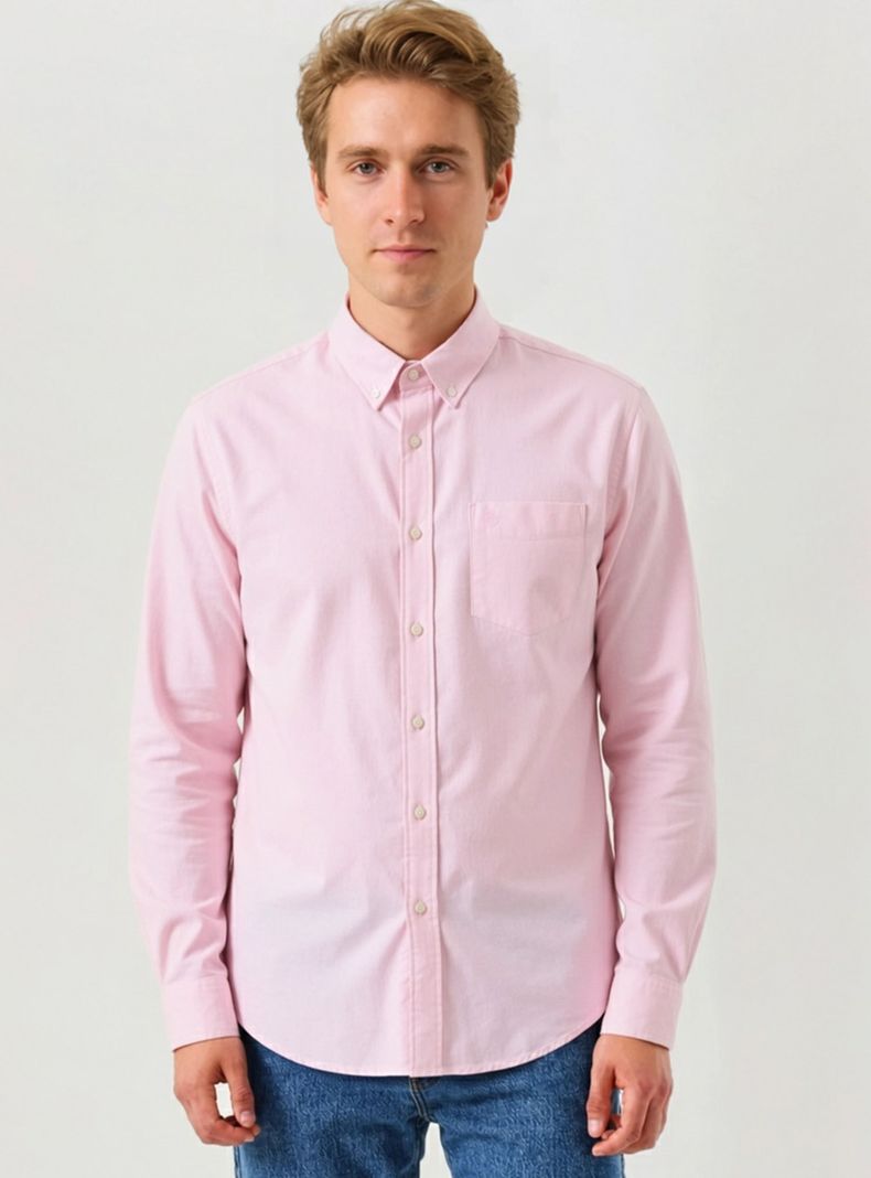 Camisa Manga Larga Dkr Oxford