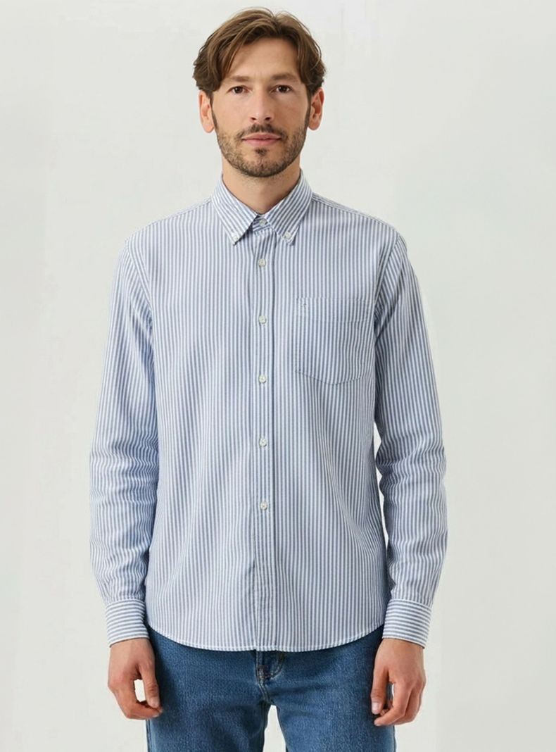 Camisa Manga Larga Oxford