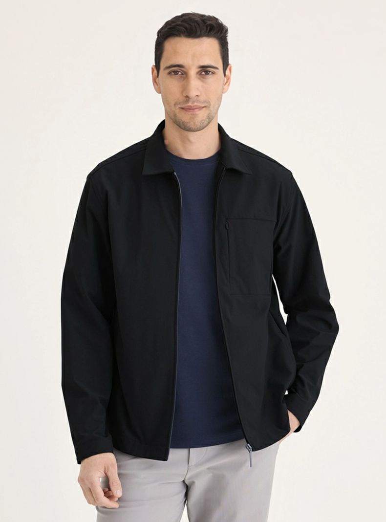 Chaqueta Go con Cierre y Bolsillo