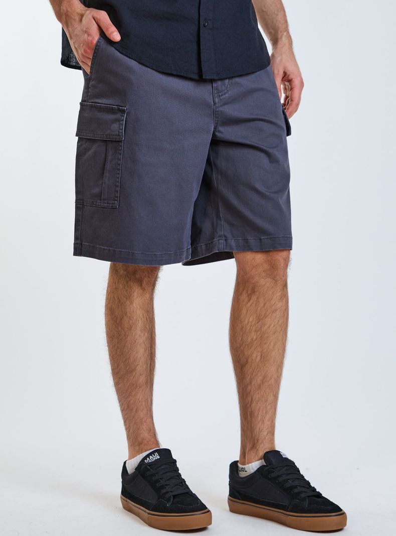 Bermuda Jogger Granite Tiro Medio Oversize