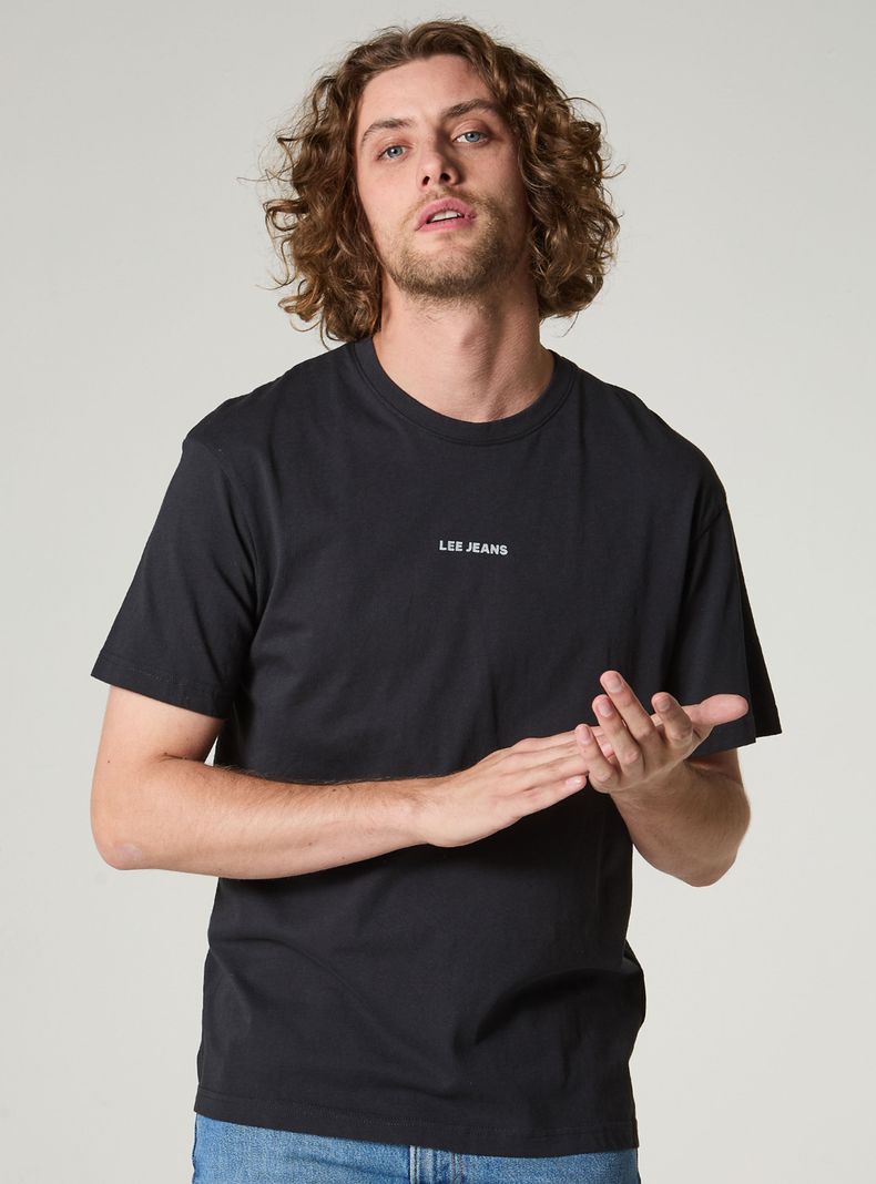 Polera Algodón Cuello Redondo Manga Corta Regular