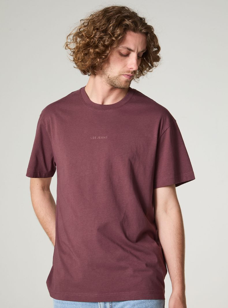 Polera Algodón Regular Cuello Redondo