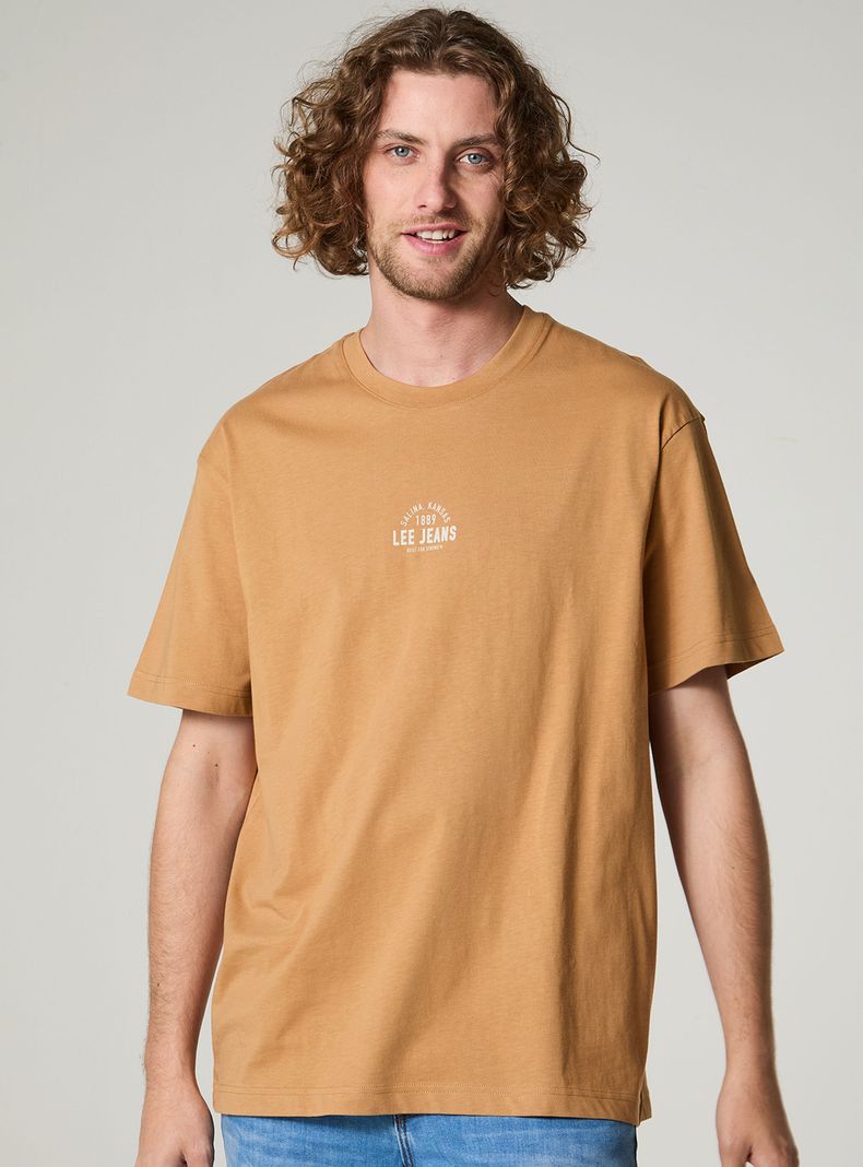 Polera Manga Corta Regular Cuello Redondo
