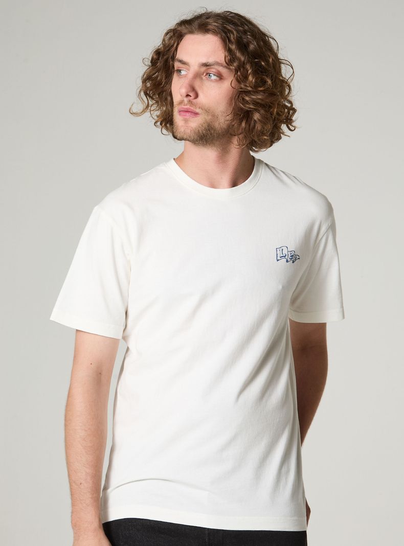 Polera Manga Corta Cuello Redondo Algodón Regular