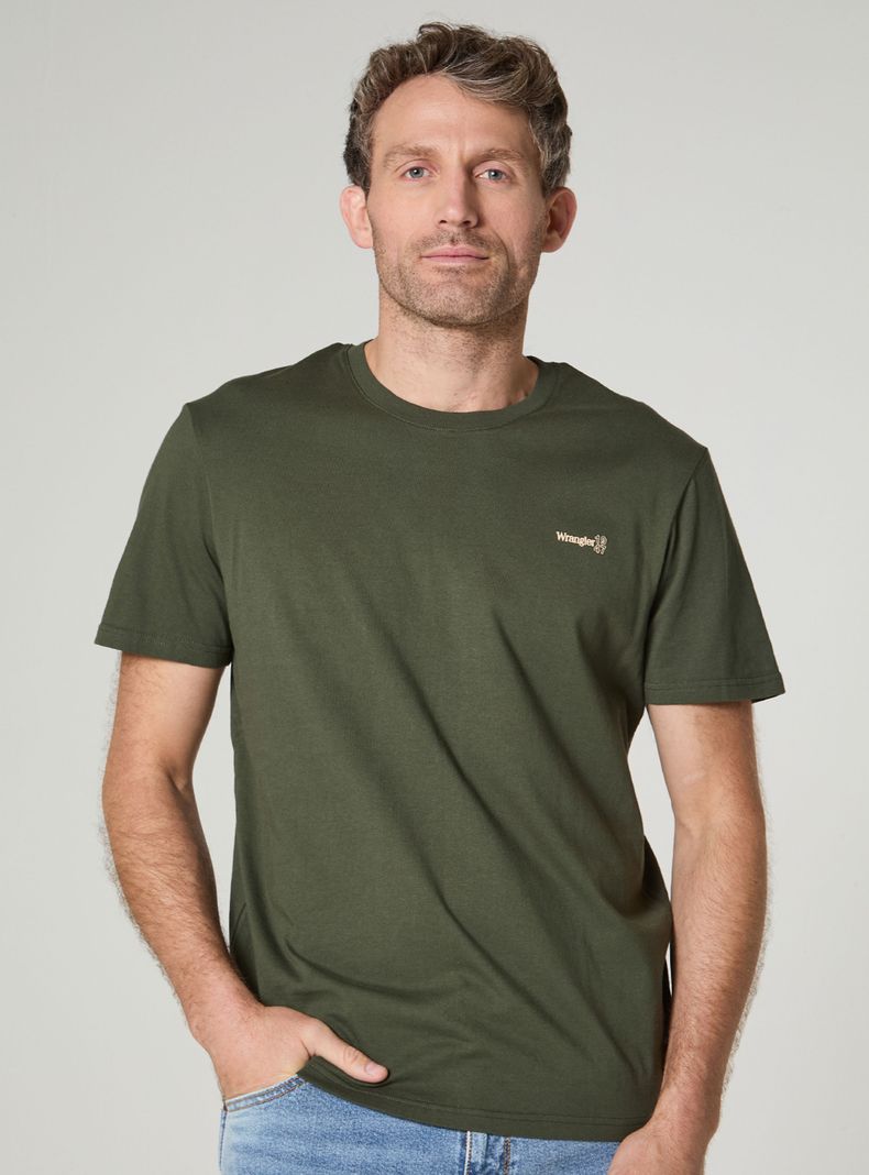 Polera Algodón Cuello Redondo Regular