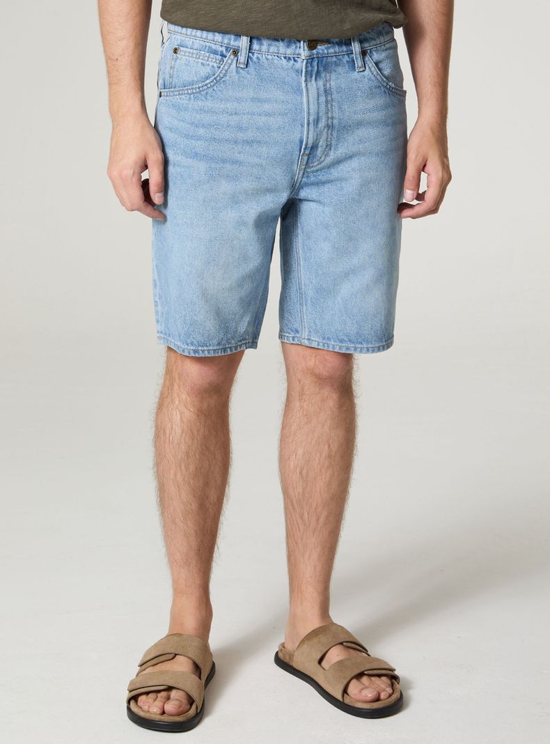 Short Regular Fit Tiro Medio 5 Bolsillos
