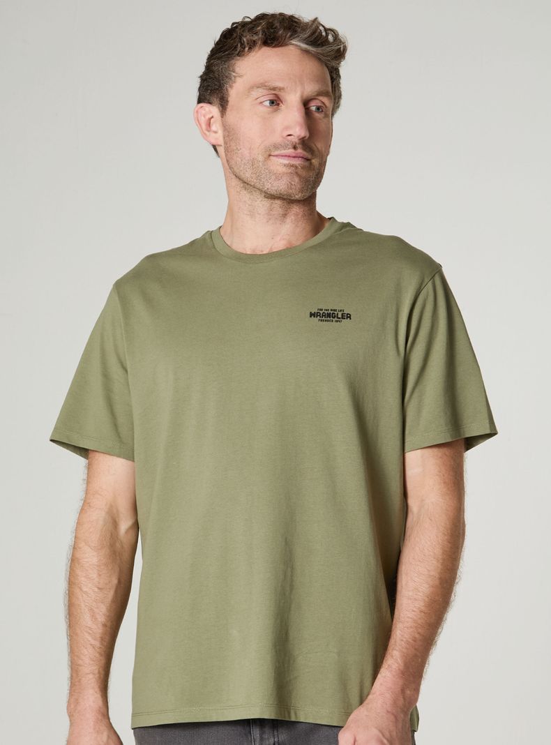 Polera Lisa con Logo Regular