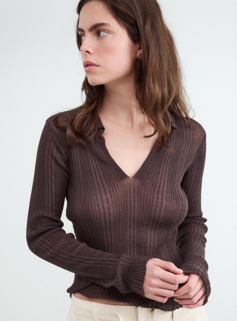 Polera Knit Open Work