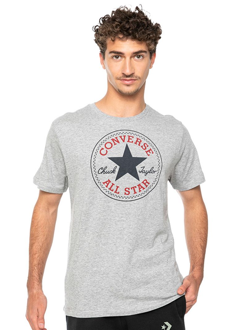 Polera Gris Manga Corta