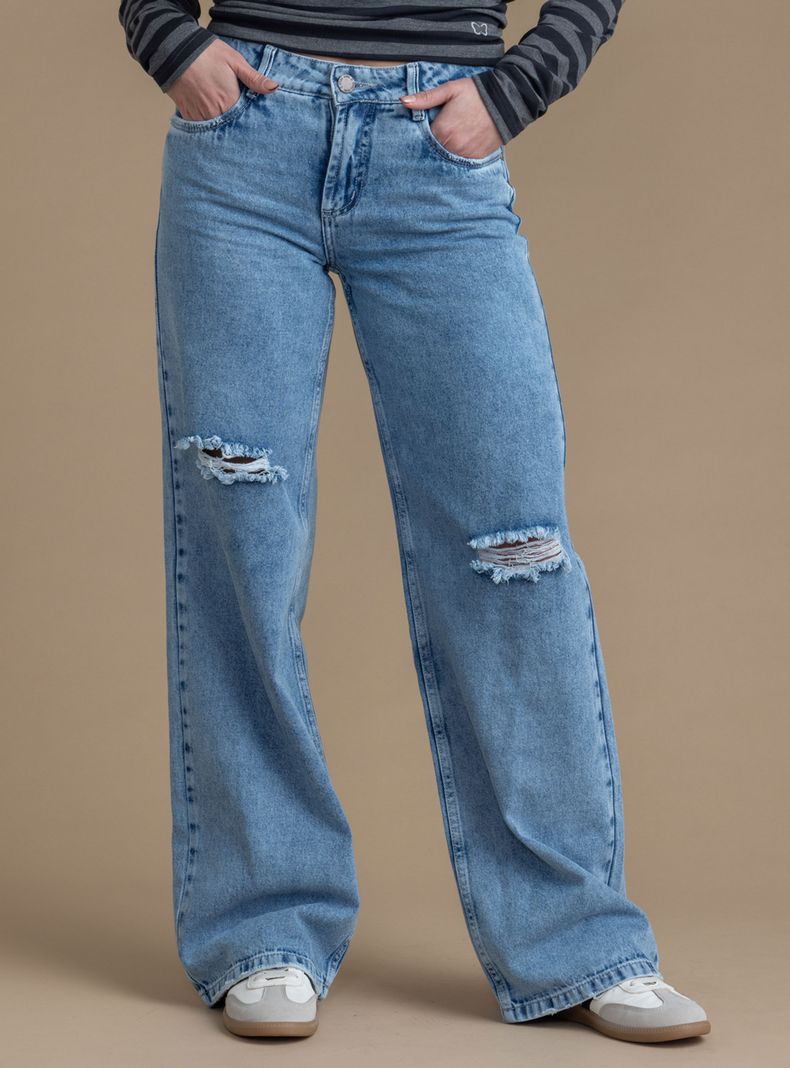 Jeans Mariola Palazzo Tiro Medio