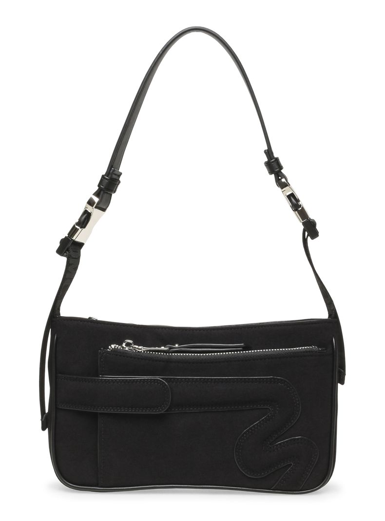 Cartera de Hombro Bmaye Negro