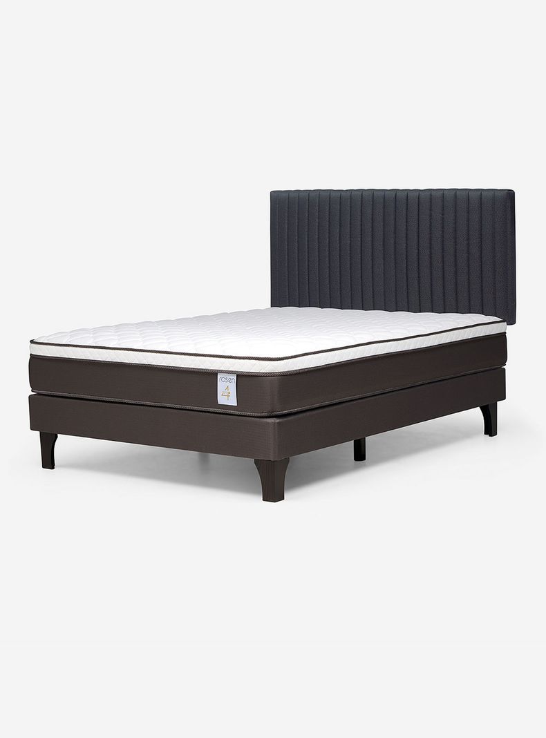 Cama New Style 4 Plus 2 Plazas 1.50x2.00Bn Respaldo Lucio