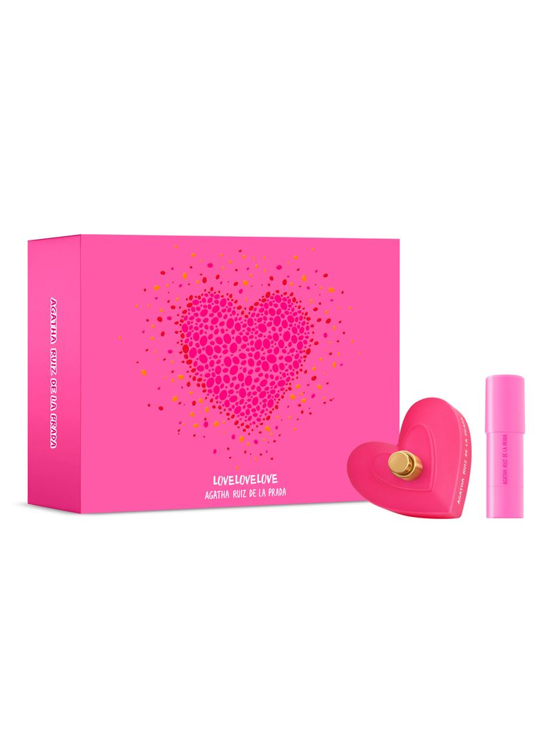 Set Perfume Love Love Love EDT Mujer 50 ml + De Beso en Beso EDT 10 ml