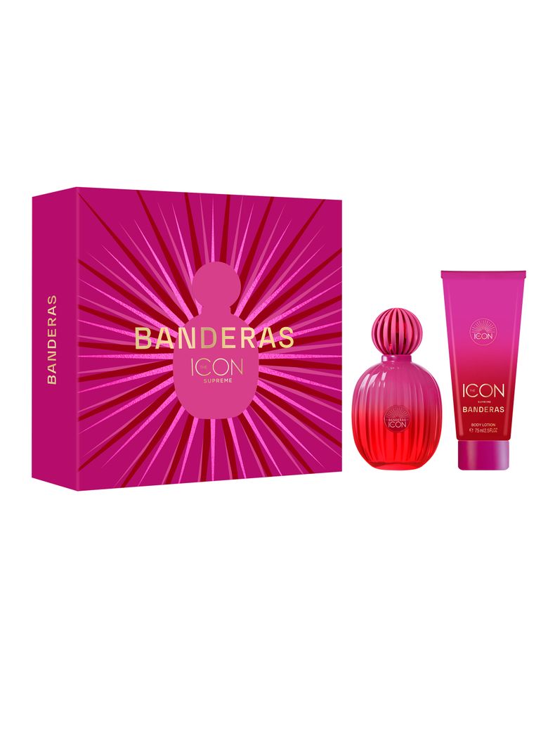 Set Perfume The Icon Supreme EDP Intense Mujer 100 ml + Loción Corporal 75 ml
