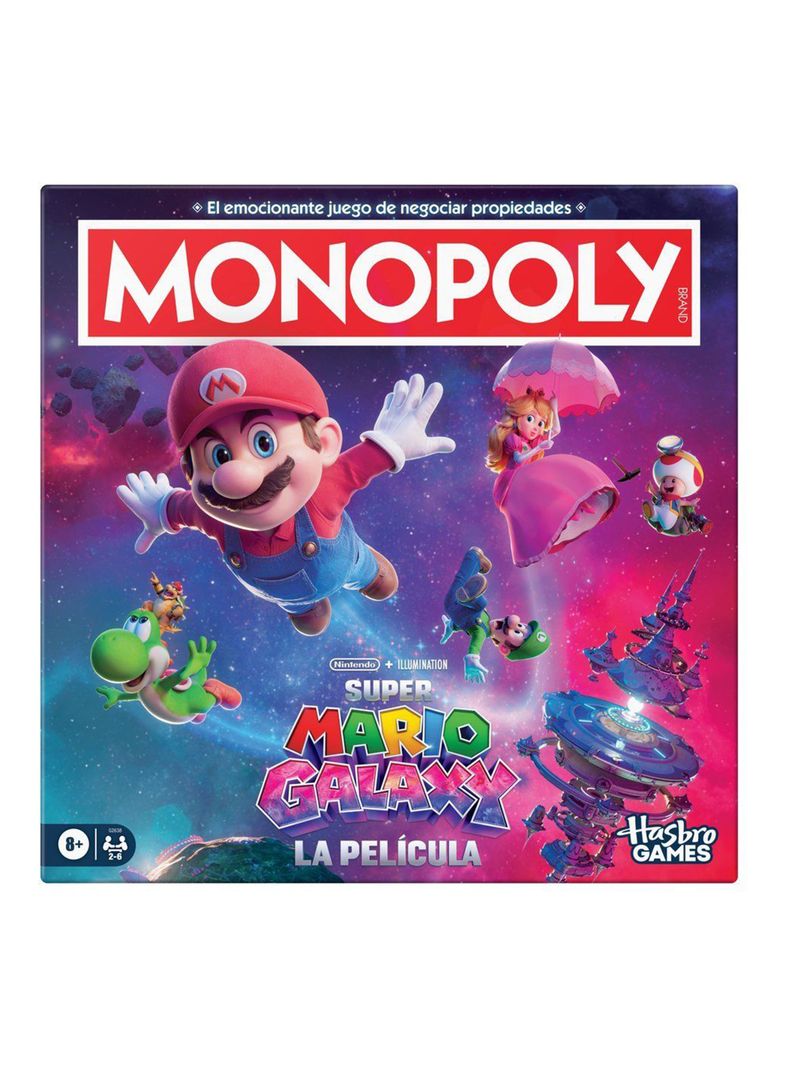 Juego de Mesa Monopoly Super Mario Galaxy
