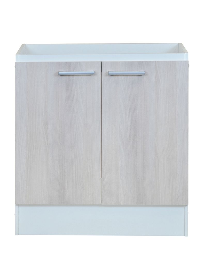 Base Lavaplatos 2 Puertas 80 cm Acacia Arena Beige