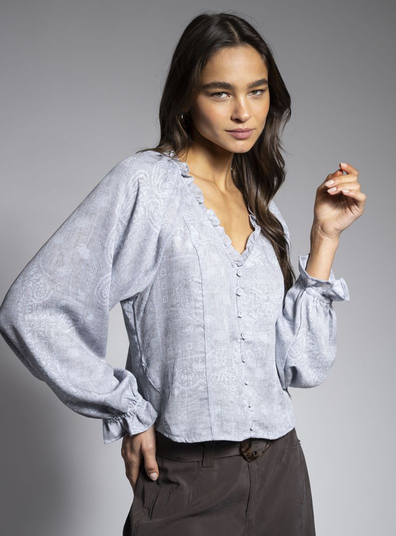 Blusa Isabeau Celeste