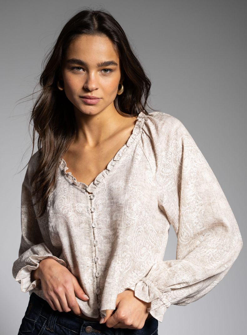 Blusa Isabeau Beige