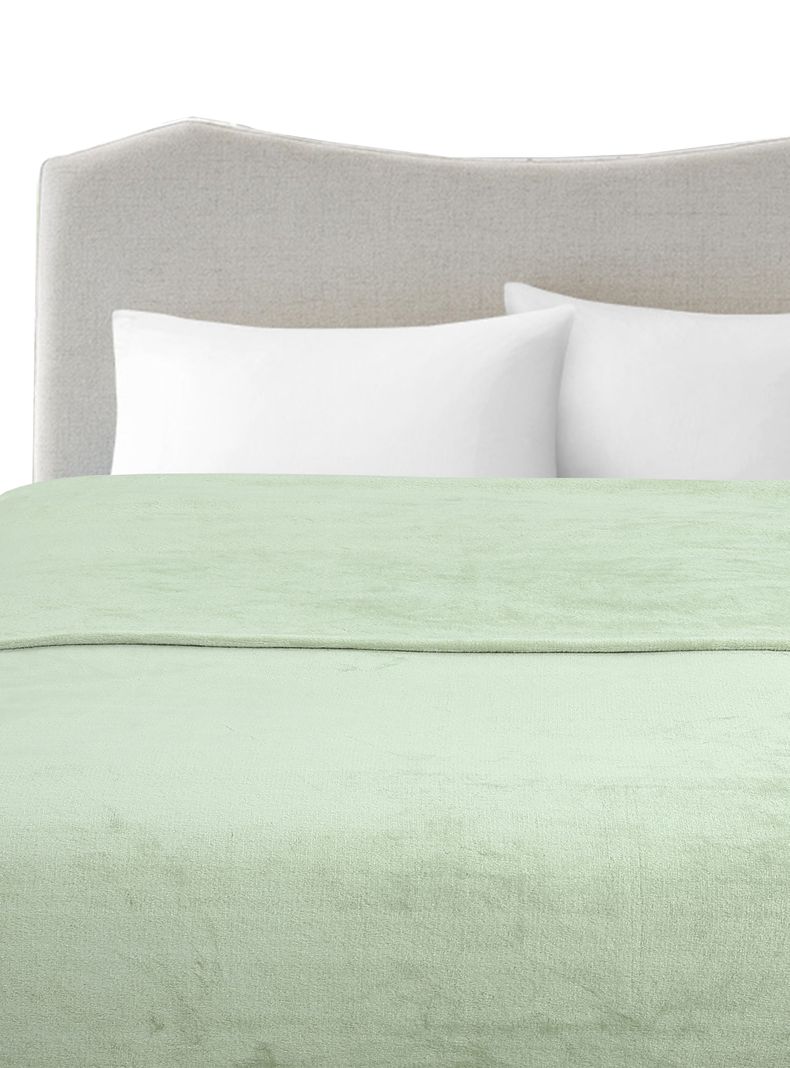 Frazada Flannel Olivo 2 Plazas