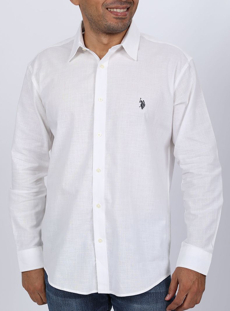 Camisa Manga Larga Casual US Regular