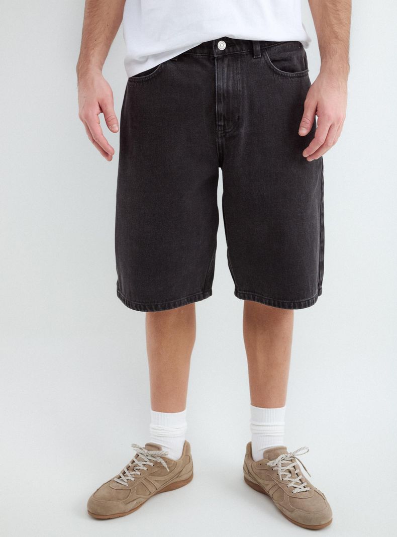 Bermuda Denim Skate Bolsillos