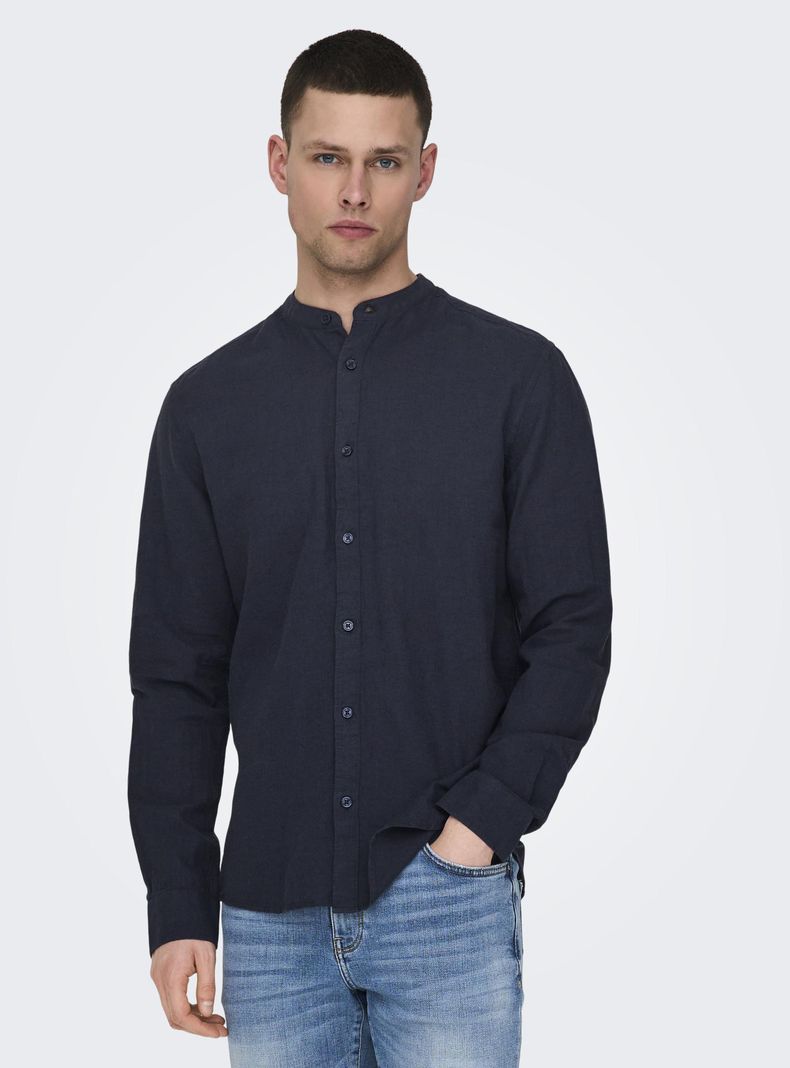 Camisa Caiden Linen Blend