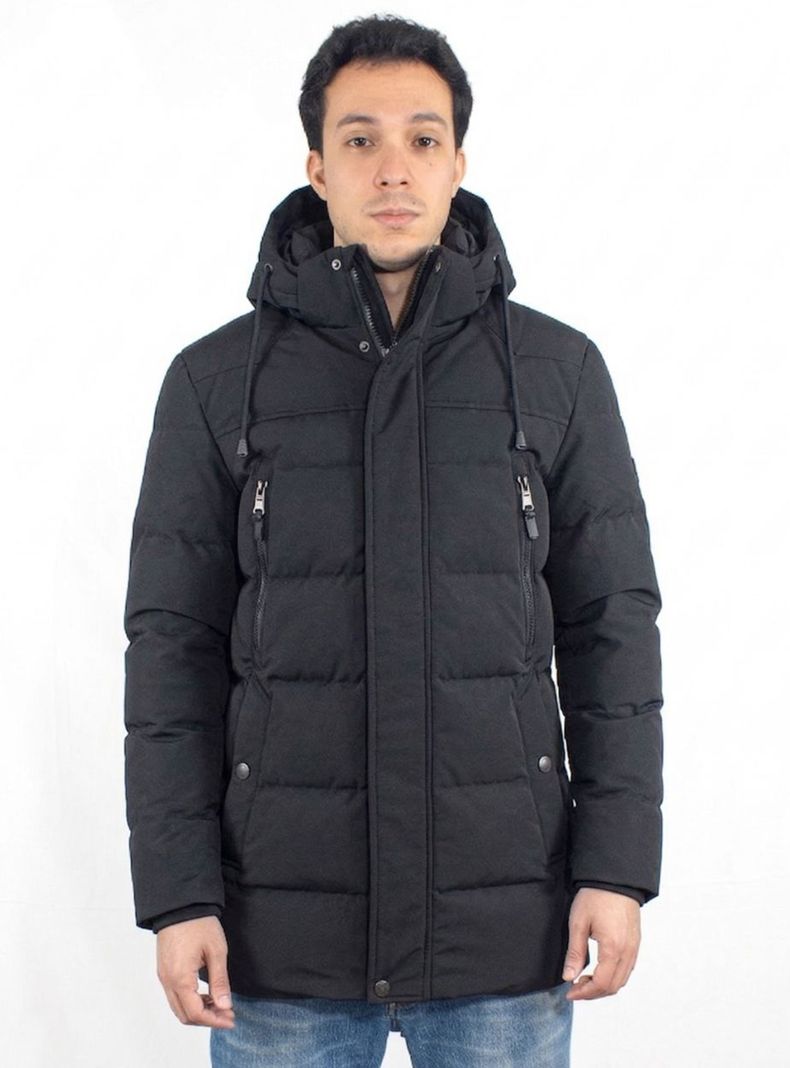 Parka Casual con Gorro