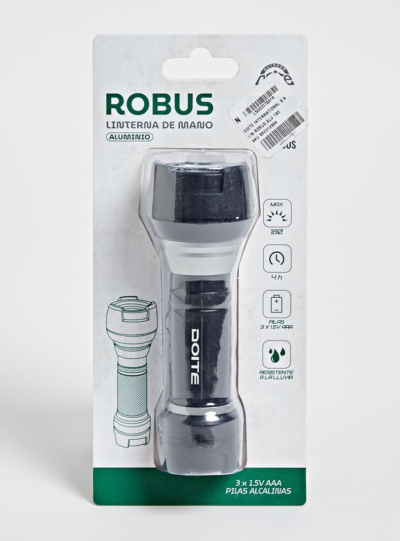 Linterna de Mano Robus 180 Lumenes