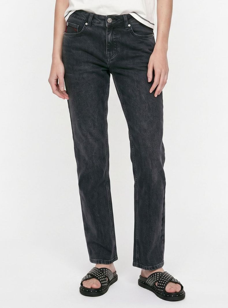 Jeans Jess Bp Tiro Medio Light Grey