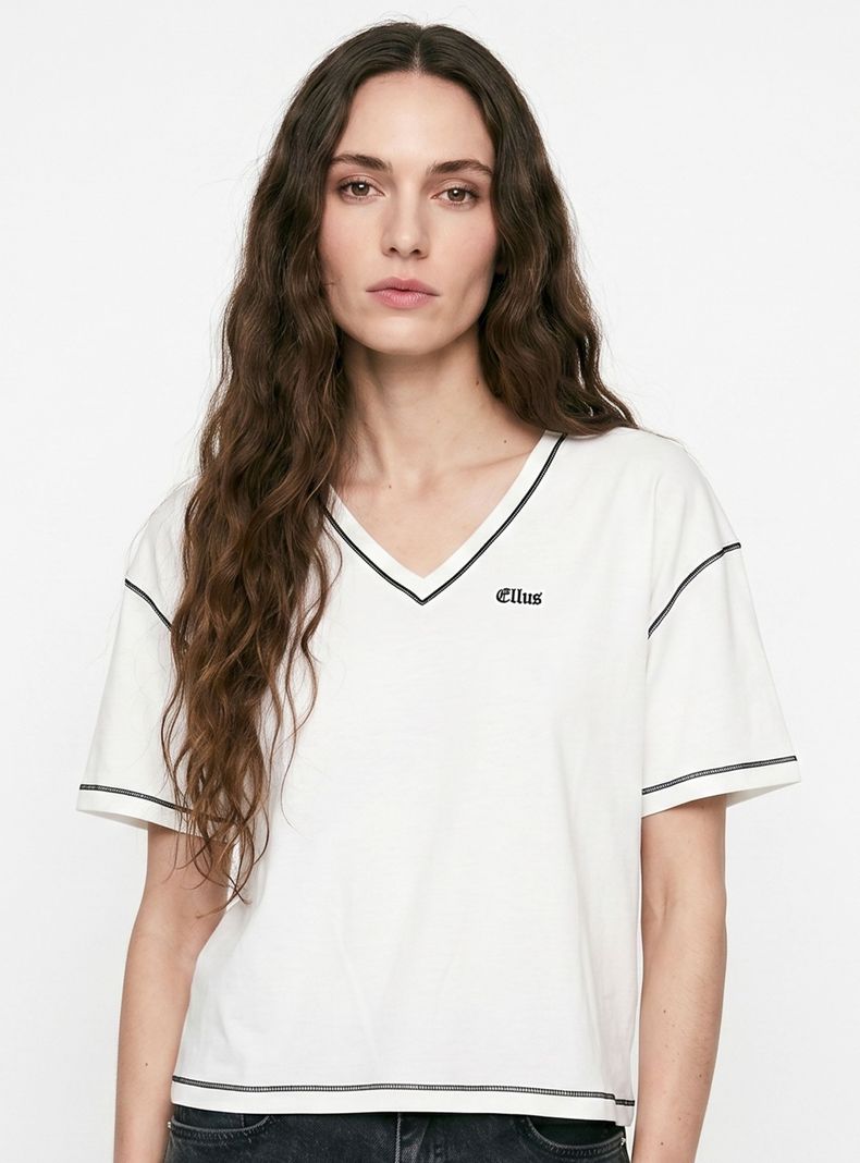Polera V Neck Viscosa